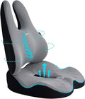 Lumbar Support Cushion, 2-In-1 Ergonomic Office Chai Cushion Set